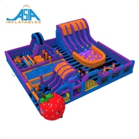 Parque de Juegos Inflable Gigante Personalizado de Fábrica, Parque de Atracciones Inflable al Aire Libre para Niños en Venta