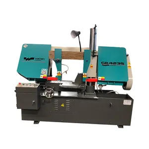 GB4235 Professional Factor Metal cutting band saw machine with feeder price
