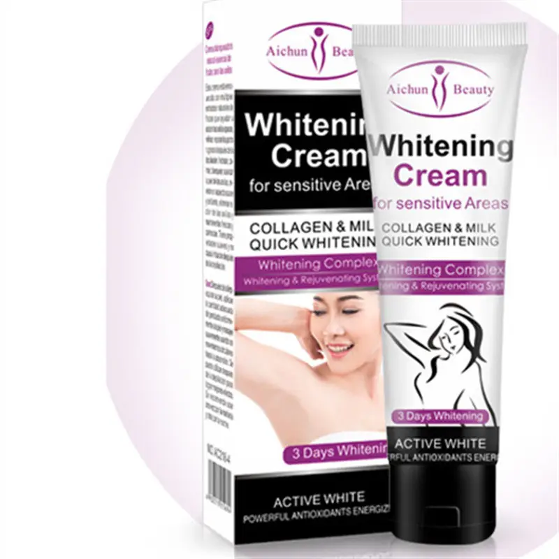Aichun Beauty Sensitive Area Brightening Bleaching Melanin Remover 3 Days Fast Skin Whitening Cream