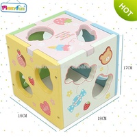 Jouets Montessori en bois pour enfants, 12 trous, outils d'apprentissage pour enfants, jeux assortis, AT12066