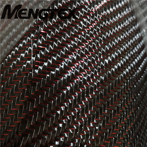 <span class=keywords><strong>De</strong></span> color rojo y plata brillo <span class=keywords><strong>de</strong></span> <span class=keywords><strong>fibra</strong></span> <span class=keywords><strong>de</strong></span> <span class=keywords><strong>carbono</strong></span> PRECIO <span class=keywords><strong>DE</strong></span> 220gsm - Product Image 1