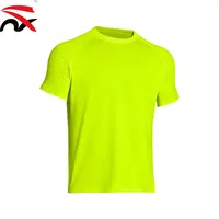 Camiseta de malha com secagem rápida de malha, venda no atacado de tela personalizada com seu logotipo