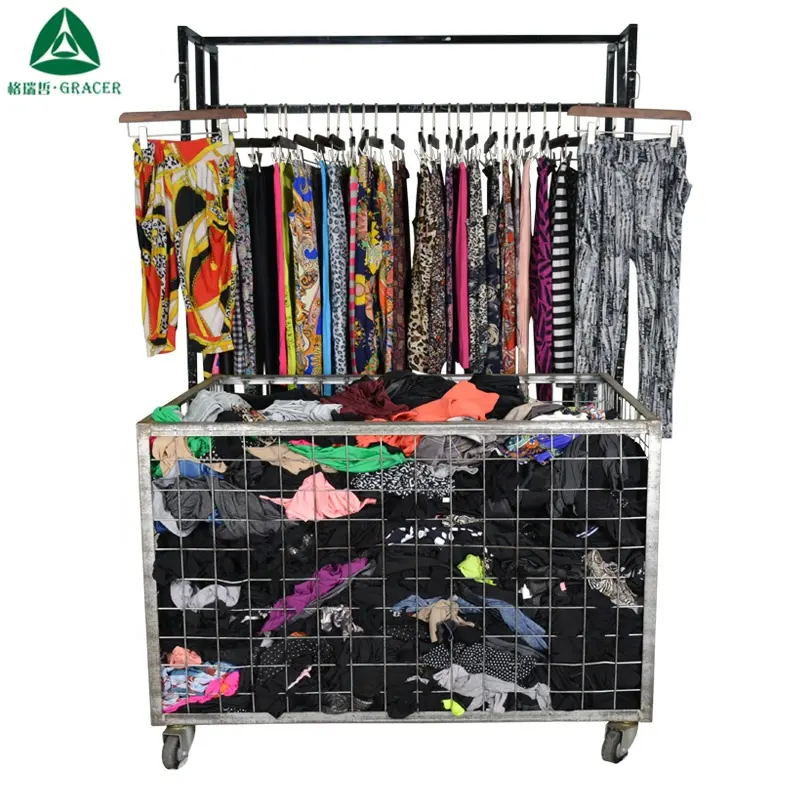 Container Of Used Clothes for Sale Leggings Stocking Used Clothes Supplier