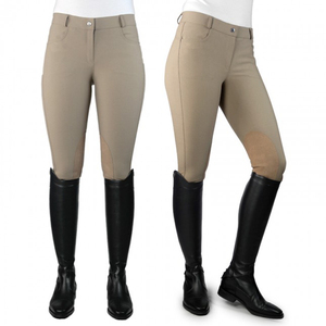 Spandex Elastic Breeches <strong>Women</strong> Equestrian Horse Riding Pants Polyester European <strong>Jodhpurs</strong> - Product Image 5