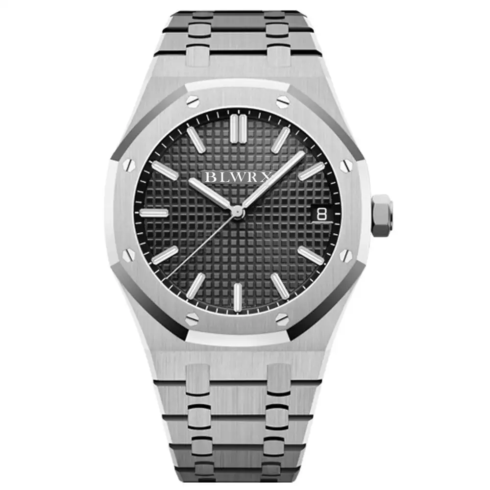 top grade famous brand watch with metal band stainless steel case Japan movt or ETA movement