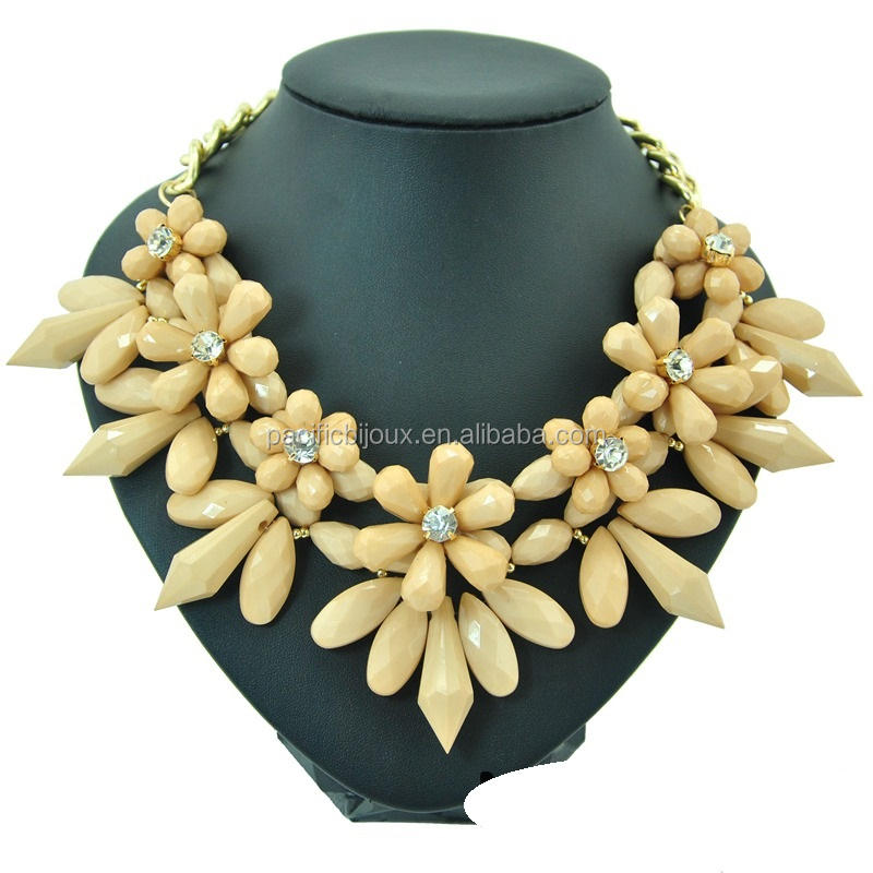 Cheap Statement Necklace Jewellery Necklace Costume Resin Necklace  Statement Jewelry