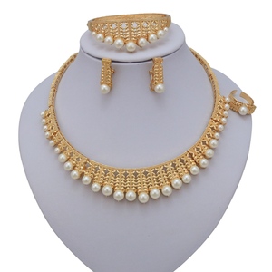 Gioielli più di Moda Popolare Made In China Wholesale Gioielli Italiani Trendy Oro Rosa Placcato I Monili di Costume - Product Image 3