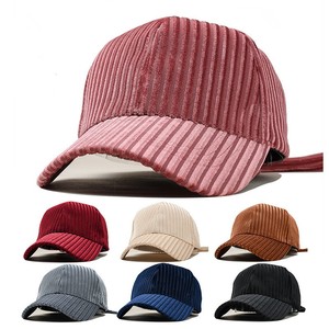 Gorra de béisbol de pana de terciopelo para mujer, gorro deportivo de pana de color blanco, Hip <span class=keywords><strong>Hop</strong></span>, 6 paneles, unisex - Product Image 1