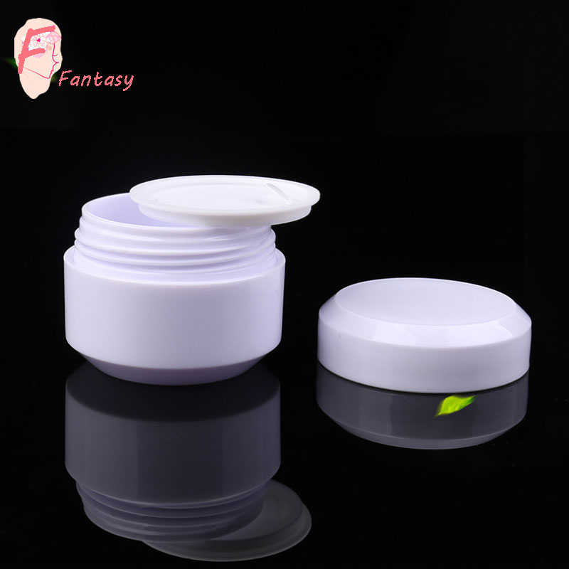 Schöne Frau Hautpflege Kosmetik behälter 10g 30g weiß glänzend matt PP Creme Glas für Gesichts creme