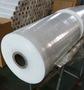 50 cm x 20 एमआईसी फूस की लपेटें polyethylene खिंचाव फिल्म