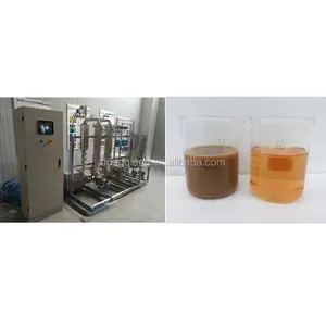 Cross flow filter mit microfiltration membran für apfelsaft, apple wein filtration