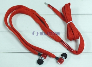 Casque d'écoute tressé à lacets plats 1M, avec pointe en métal, pour téléphone portable, nouveau - Product Image 3