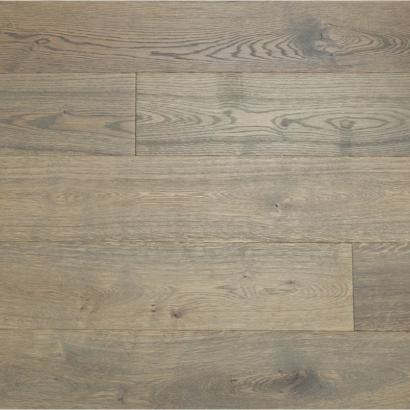 अटल बिहारी ग्रेड रूसी ओक ब्रश सफेद तेल से सना हुआ इंजीनियर लकड़ी फर्श