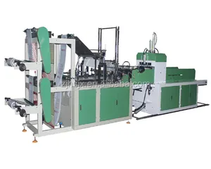 HSLQ-600 Customization high quality hand plastic t-shirt paper bag making cutting machines