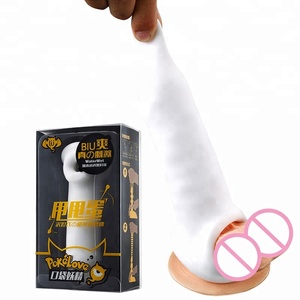 Männliche Mastur bator Tasse Weiche Silikon Tasche Muschi Eichel Ärmel Stimulation Penis Massage gerät Haut gefühl - Product Image 4