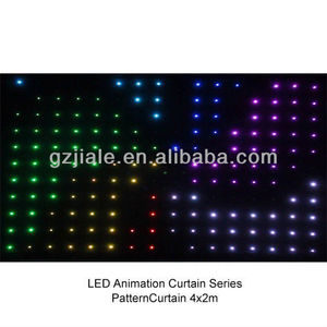 SD מדהים dmx <span class=keywords><strong>led</strong></span> אנימציה וילון קיר עבור dj עבור סטודיו - Product Image 1