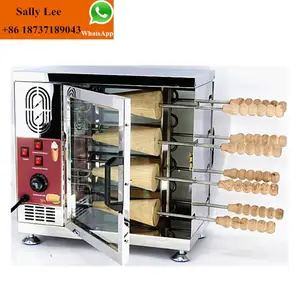 Comercial chimenea pastel horno máquina/máquina de acero inoxidable rollo de pan máquina de helados