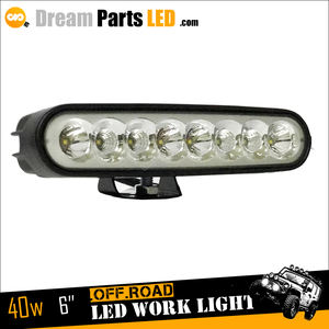 Barre d'éclairage de travail LED avec bas profil, DC12V 40w, 1 pièce, accessoire voiture, motocyclette, 4x4, atv, motoneige, camping - Product Image 2