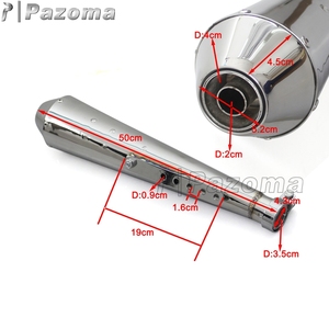 Pazoma precio al por mayor piezas <span class=keywords><strong>de</strong></span> la motocicleta silenciador <span class=keywords><strong>de</strong></span> <span class=keywords><strong>escape</strong></span> Acero inoxidable <span class=keywords><strong>tubo</strong></span> (41mm) 1 5/8 "(38mm) 1 1/2" (35m - Product Image 2