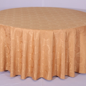Diseño personalizado barato poliéster Damasco mantel tela jacquard tela de <span class=keywords><strong>mesa</strong></span> de boda - Product Image 1