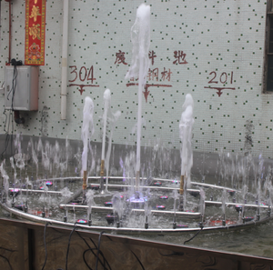 Decorazione <span class=keywords><strong>Auto</strong></span> Programma di Controllo HA CONDOTTO LA luce di Musica Da Ballo Acqua <span class=keywords><strong>Fontana</strong></span> del Giardino - Product Image 4