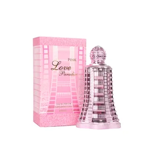 Zuofun perfume cheiro feminino e floral, fragrância original em spray natural árabe 100 ml rosa 5000 pcs