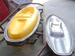 OEM แม่พิมพ์อลูมิเนียม rotomolding แม่พิมพ์เรือคายัค แม่พิมพ์หมุนได้ - Product Image 5