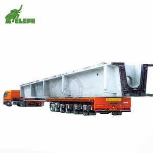 Remolque de Transporte de Vigas de Alta Calidad de 100 Toneladas para Movimiento en Obras de Construcción - Product Image 5
