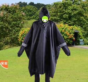 나일론 방수 긴 오토바이 비옷 레인 판초 - Product Image 5