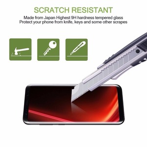 Protecteur d'écran pour Samsung S9 S22 S21 Note 20 Plus, <span class=keywords><strong>protection</strong></span> complète en verre trempé, incurvé 3D - Product Image 6