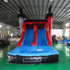 Ngoài trời <span class=keywords><strong>Inflatable</strong></span> cướp biển lâu đài 2 làn xe nước Combo để bán - Product Image 3