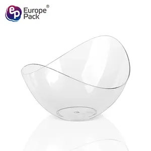 유럽 팩 도매 크리 에이 티브 디자인 일회용 PS 플라스틱 아이스크림 그릇 디저트