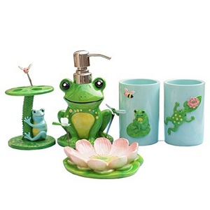 <strong>2025</strong> <strong>New</strong> Trending <strong>Products</strong> Hand Painted Custom Fancy Funny Frog Cartoon Manual Soap Dispenser for Kids Hand Sanitizer - Product Image 6