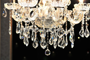 Lámpara de araña barroca Vintage <span class=keywords><strong>Bacarat</strong></span>, iluminación de cristal para decoración de centro de mesa de boda - Product Image 6