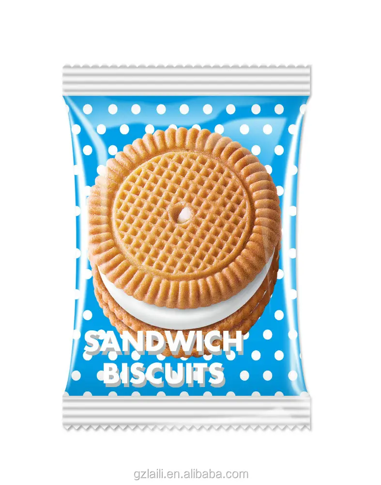 Best selling Milk sandwich biscuits sanwiching cookies milk chocolate biscuits