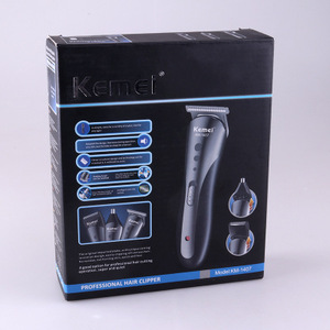 Kemei 3 in 1 rasoio elettrico tagliacapelli elettrico ricaricabile naso professionale tagliacapelli barba macchina da barba KM-1407 - Product Image 5