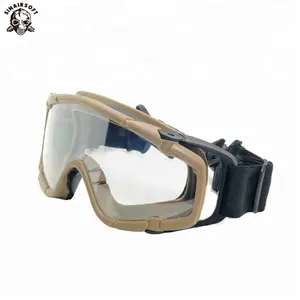 2018 satış taktik askeri Airsoft Kask Için shot spor koruyucu Gözlüğü Gözlük erkek