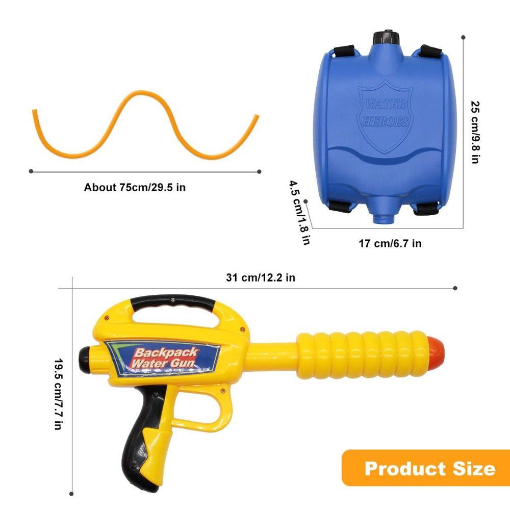 Pistola Ad Acqua A Doppio Spruzzo Invertito - Giocattolo Estivo Per Bambini, Gioco Da Giardino, Piscina E Feste