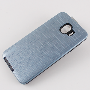 Caliente nueva tela cepillada <span class=keywords><strong>2</strong></span> en 1 funda de teléfono móvil para Samsung J4 2018 - Product Image 1