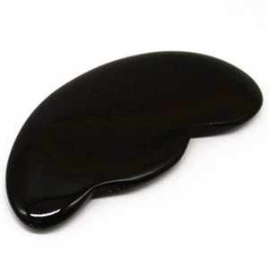 Piedra Gua Sha <span class=keywords><strong>de</strong></span> Obsidiana Negra Natural, Herramienta <span class=keywords><strong>de</strong></span> Masaje para Desintoxicación y Limpieza <span class=keywords><strong>de</strong></span> Energía Negativa, Raspador Facial Profesional para Lifting <span class=keywords><strong>SPA</strong></span> - Product Image 1
