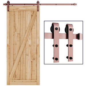 Kit <span class=keywords><strong>de</strong></span> système <span class=keywords><strong>de</strong></span> rail <span class=keywords><strong>de</strong></span> <span class=keywords><strong>porte</strong></span> <span class=keywords><strong>de</strong></span> <span class=keywords><strong>grange</strong></span> coulissante portes intérieures d'<span class=keywords><strong>occasion</strong></span> - Product Image 2