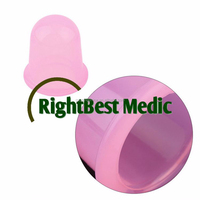 Soins de santé petit corps tasses Anti Cellulite vide Silicone Massage ventouses médical Silicone ventouses 2 Pcs/Lot