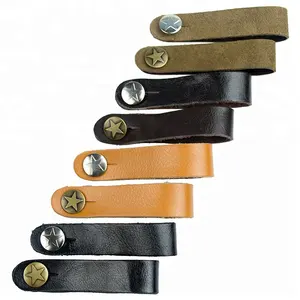 Guitar Headstock Adapter Straps Button Instrumental Accessories Leather Guitar Neck Strap Tie