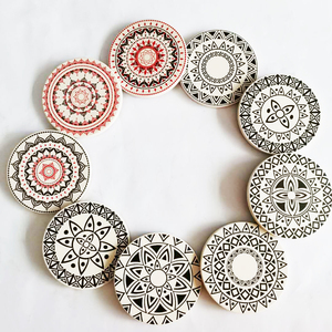 Sous-verres en céramique personnalisés en sublimation en gros, absorbants pour hôtel, restaurant, bière, café, boissons, sous-verres absorbants - Product Image 3
