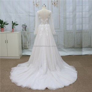 Vestido de novia de manga larga, traje bonito del Príncipe, de marie sirne - Product Image 3
