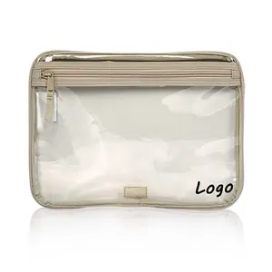 <span class=keywords><strong>Portamonete</strong></span> Trasparente in PVC con Cerniera e Logo Personalizzato - Product Image 1
