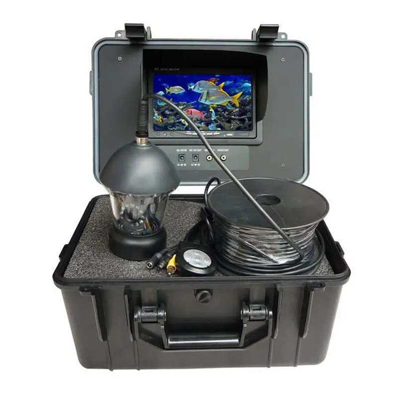 20M Cable 360 Degree Rotating Fish Finder Underwater Fishing Video Camera With 7 Inch LCD Monitor Kit