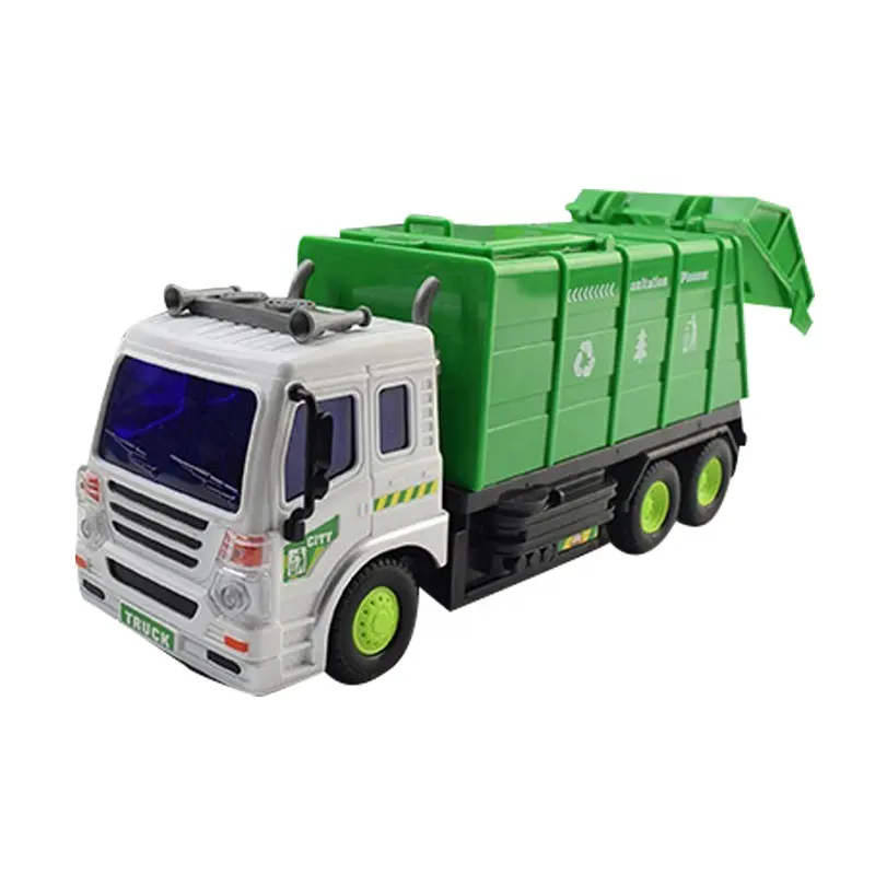 4ch remote control plastic big bucket garbage truck toy