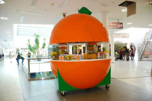 Nuevo remolque de limonada de fibra de vidrio móvil carrito de comida en forma de fruta para uso de aperitivos al aire libre para restaurantes y tiendas de alimentos - Product Image 5