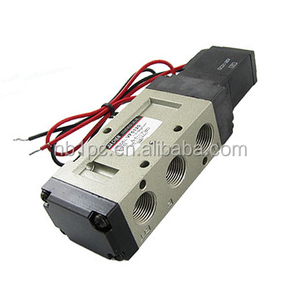 Válvulas de Control solenoide SMC, válvula solenoide neumática de aire de 2 posiciones Y 5 vías VF5120